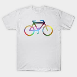 Splashes of Colour on a Bike T-Shirt